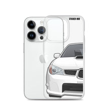 Load image into Gallery viewer, White 06-07 Subaru WRX STI - iPhone Case