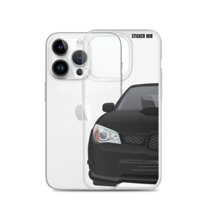 Black 06-07 Subaru WRX STI - iPhone Case