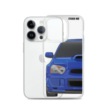 Load image into Gallery viewer, WR Blue Pearl 03-05 Subaru WRX STI - iPhone Case