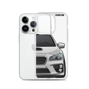 Silver 15-17 Subaru WRX STI - iPhone Case