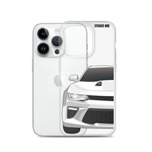 Load image into Gallery viewer, White 6th Gen Camaro SS - iPhone Case