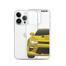 Load image into Gallery viewer, Yellow 6th Gen Camaro SS - iPhone Case