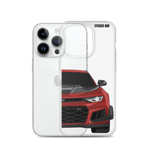 Load image into Gallery viewer, Garnet Red 6th Gen Camaro ZL1 1LE - iPhone Case