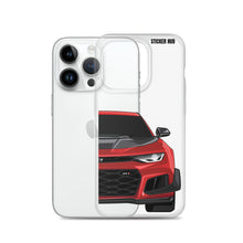 Load image into Gallery viewer, Red Hot 6th Gen Camaro ZL1 1LE - iPhone Case