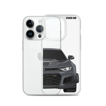 Load image into Gallery viewer, Gray 6th Gen Camaro ZL1 1LE - iPhone Case