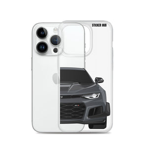 Gray 6th Gen Camaro ZL1 1LE - iPhone Case