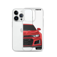 Load image into Gallery viewer, Red Hot 6th Gen Camaro ZL1 - iPhone Case