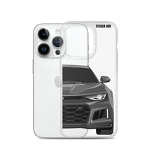 Load image into Gallery viewer, Gray 6th Gen Camaro ZL1 - iPhone Case