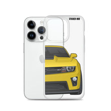 Load image into Gallery viewer, Rally Yellow 5th Gen Camaro ZL1 - iPhone Case