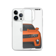 Load image into Gallery viewer, Inferno Orange 5th Gen Camaro ZL1 - iPhone Case