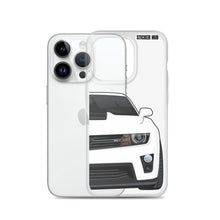 Load image into Gallery viewer, White 5th Gen Camaro ZL1 - iPhone Case