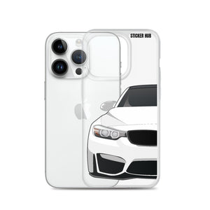 White BMW F80 - iPhone Case