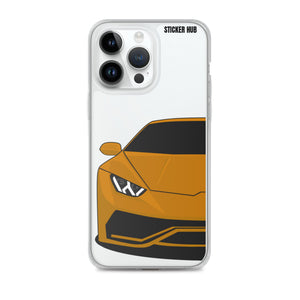 Orange Lamborghini Huracan - iPhone Case