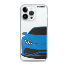 Load image into Gallery viewer, Blue Lamborghini Huracan - iPhone Case