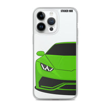 Load image into Gallery viewer, Green Lamborghini Huracan - iPhone Case