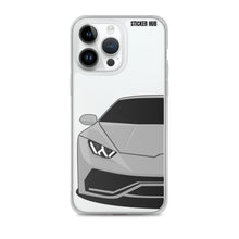 Load image into Gallery viewer, Silver Lamborghini Huracan - iPhone Case