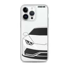 Load image into Gallery viewer, White Lamborghini Huracan - iPhone Case