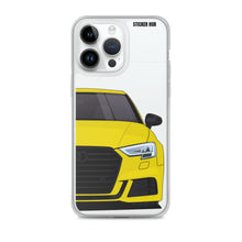 Load image into Gallery viewer, Yellow B9 Audi S3 - iPhone Case