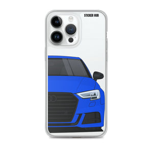 Ara Blue B9 Audi S3 - iPhone Case