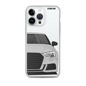 Silver B9 Audi S3 - iPhone Case