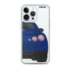 Deep Blue R35 Nissan GTR - iPhone Case