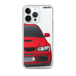 Red Mitsubishi Evo - iPhone Case