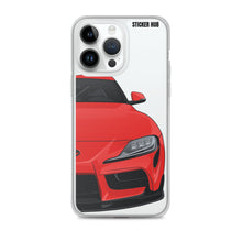 Load image into Gallery viewer, Renaissance Red MKV Toyota Supra - iPhone Case