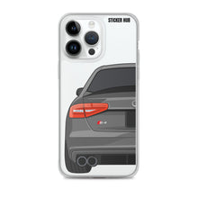 Load image into Gallery viewer, Monsoon Gray B8.5 Audi S4 - iPhone Case