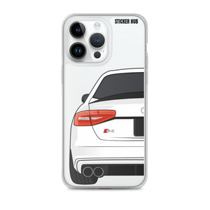 White B8.5 Audi S4 - iPhone Case