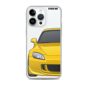 Yellow Honda S2000 - iPhone Case