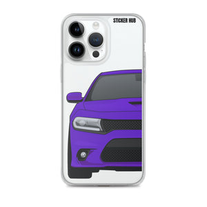 Purple 15-21 Charger - iPhone Case