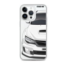 Load image into Gallery viewer, White 09-14 Subaru WRX STI - iPhone Case