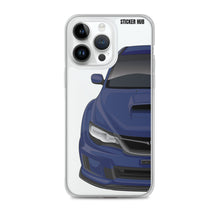 Load image into Gallery viewer, Plasma Blue 09-14 Subaru WRX STI - iPhone Case