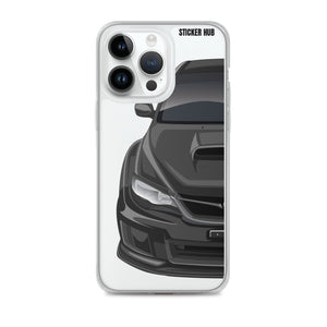 Black 09-14 Subaru WRX STI - iPhone Case