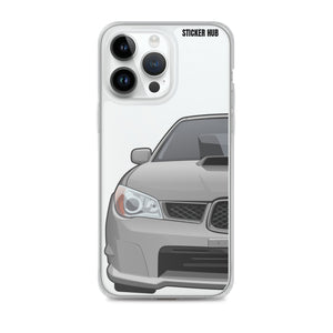 Crystal Grey 06-07 Subaru WRX STI - iPhone Case