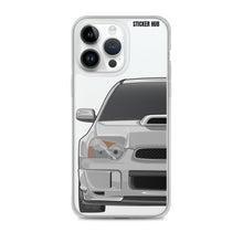 Load image into Gallery viewer, Silver 03-05 Subaru WRX STI - iPhone Case