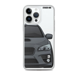 Gray 15-17 Subaru WRX STI - iPhone Case