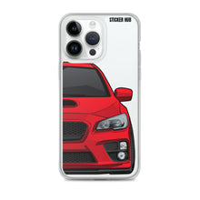 Load image into Gallery viewer, Lightning Red 15-17 Subaru WRX STI - iPhone Case