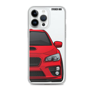 Lightning Red 15-17 Subaru WRX STI - iPhone Case