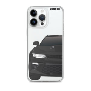 Black 6th Gen Camaro SS - iPhone Case