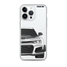 Load image into Gallery viewer, Silver 6th Gen Camaro ZL1 1LE - iPhone Case