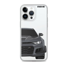 Load image into Gallery viewer, Gray 6th Gen Camaro ZL1 1LE - iPhone Case