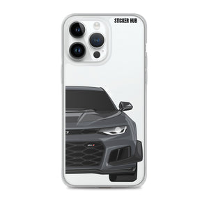 Gray 6th Gen Camaro ZL1 1LE - iPhone Case