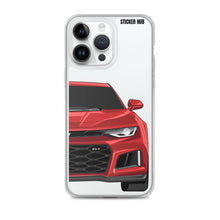 Load image into Gallery viewer, Red Hot 6th Gen Camaro ZL1 - iPhone Case