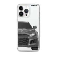 Load image into Gallery viewer, Gray 6th Gen Camaro ZL1 - iPhone Case