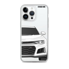 Load image into Gallery viewer, White 6th Gen Camaro ZL1 - iPhone Case