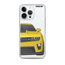 Load image into Gallery viewer, Rally Yellow 5th Gen Camaro ZL1 - iPhone Case