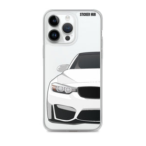 White BMW F80 - iPhone Case