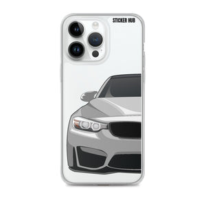 Silver BMW F80 - iPhone Case