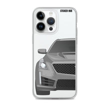 Load image into Gallery viewer, Silver Cadillac CTS-V - iPhone Case